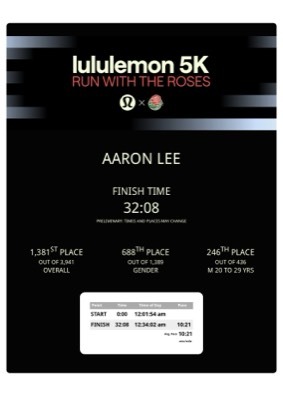my life goal is to run a <30 minute 5k